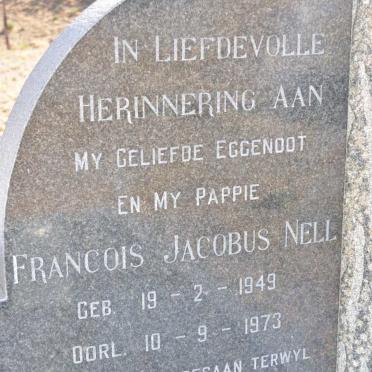 NELL Francois Jacobus 1949-1973
