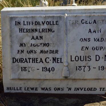 NEL Louis D. 1873-1963 &amp; Dorathea C. 1876-1940