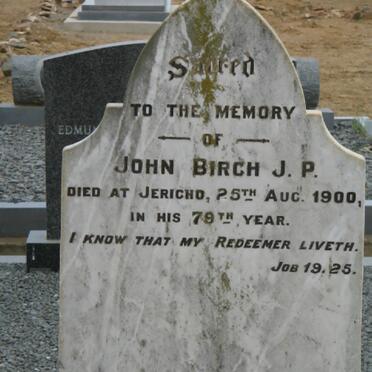 BIRCH John J.P. -1900