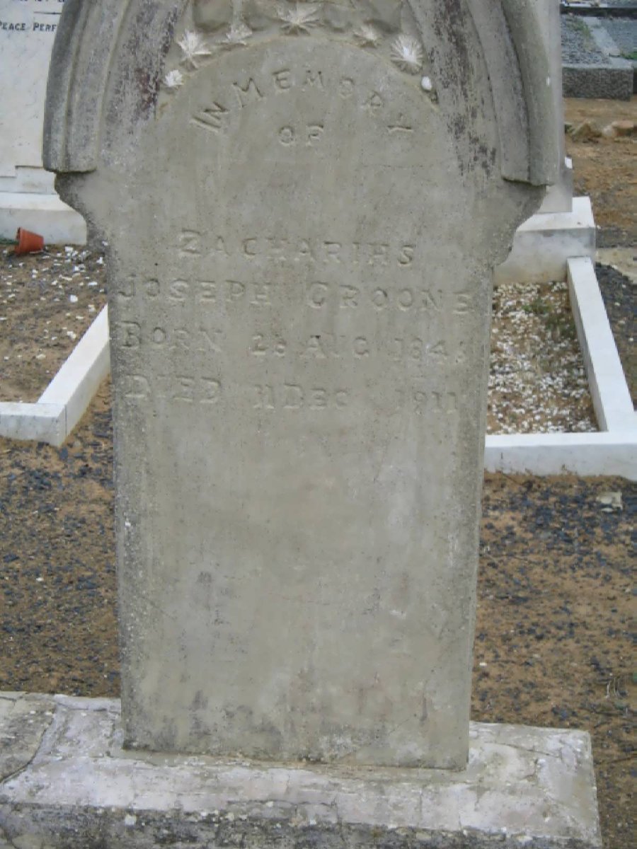 CROONS Zacharihs Joseph 184?-1911 