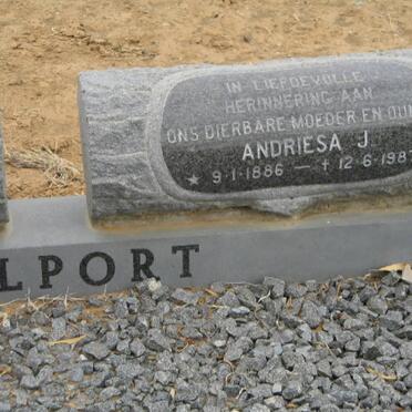 DELPORT Matthys J.P. 1893-1974 &amp; Andriesa J. 1886-1987 _2