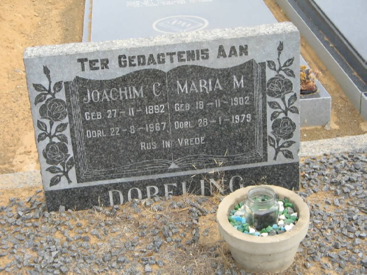 DORFLING Joachim C. 1892-1967 &amp; Maria M. 1902-1979