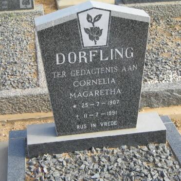 DORFLING Cornelia Magaretha 1907-1991