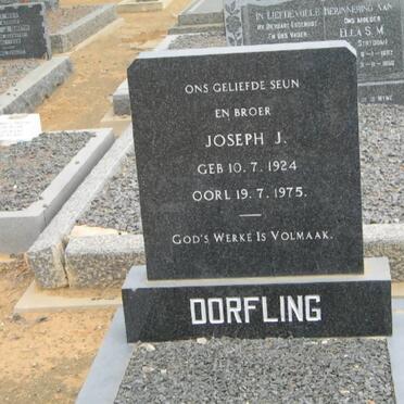 DORFLING Joseph J. 1924-1975