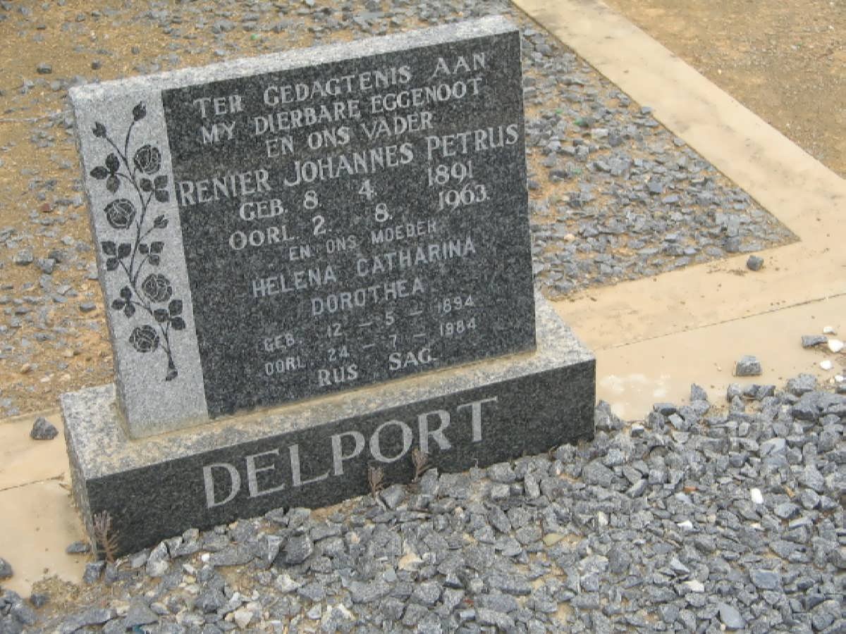 DELPORT Renier Johannes Petrus 1891-1963
