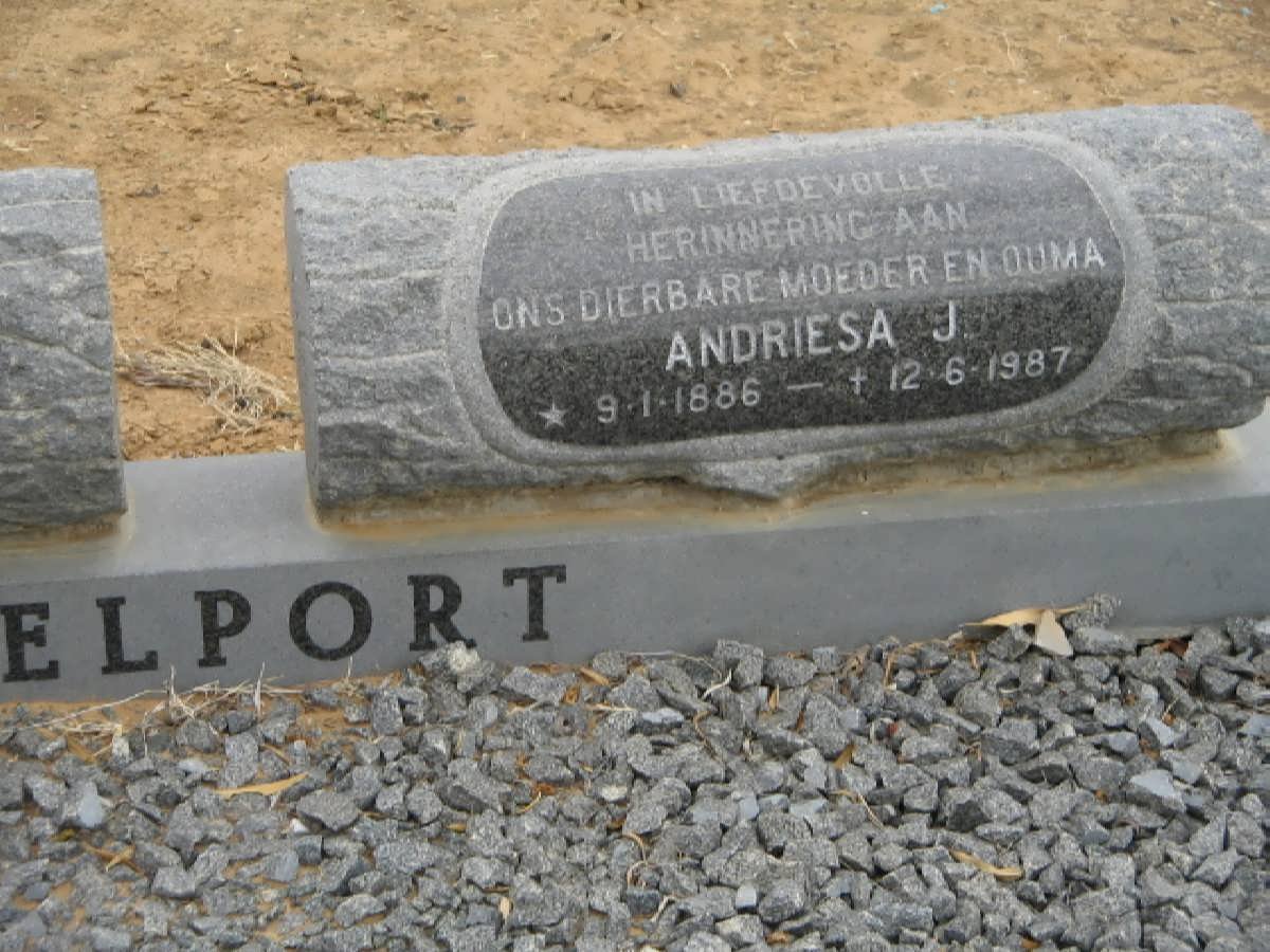 DELPORT Matthys J.P. 1893-1974 &amp; Andriesa J. 1886-1987 _2