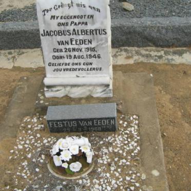 EEDEN Jacobus Albertus, van 1915-1946 :: VAN EEDEN Festus 1943-1968