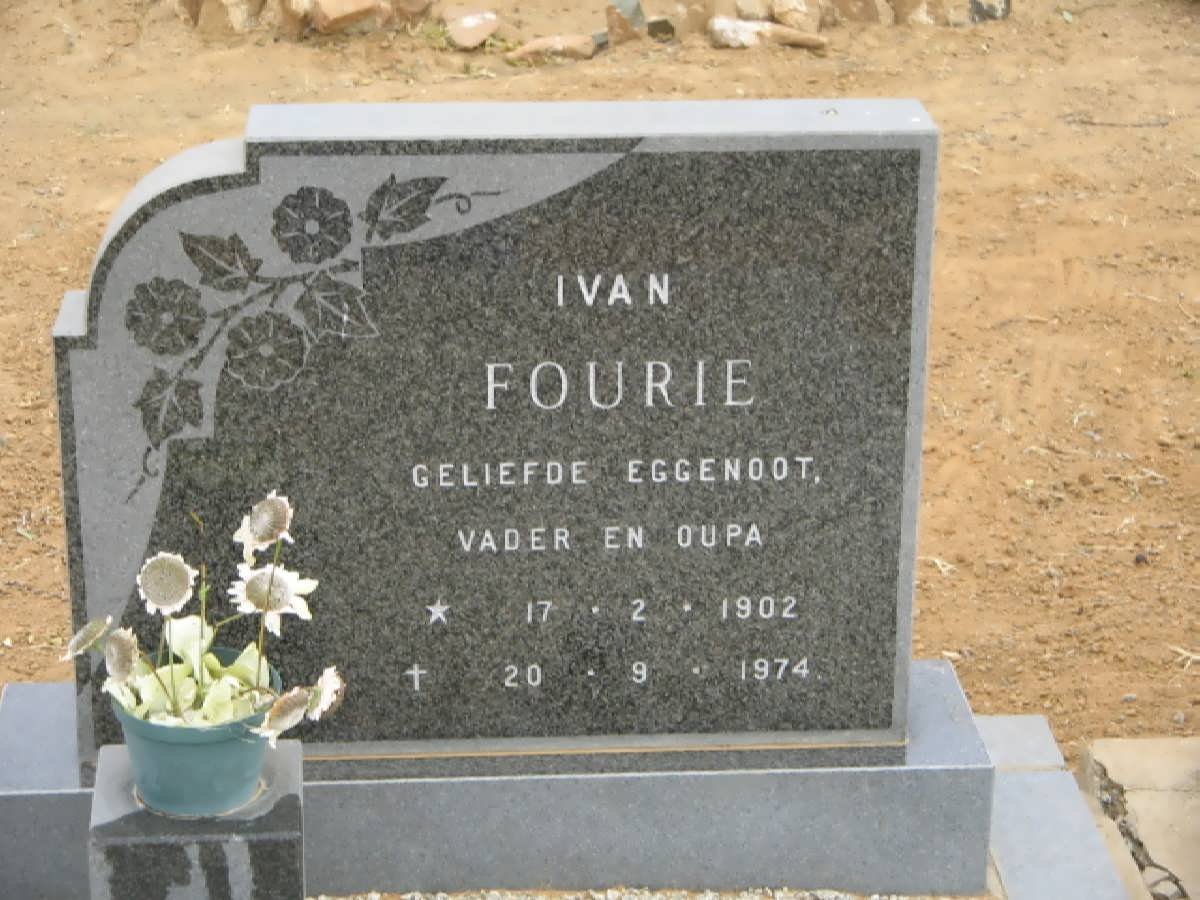 FOURIE Ivan 1902-1974