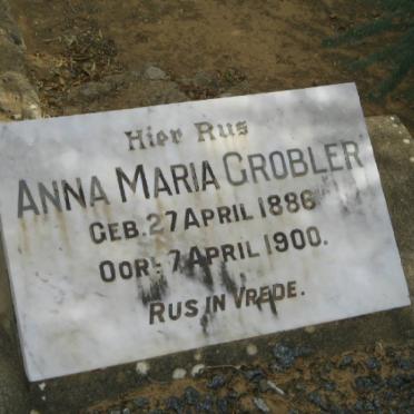 GROBLER Anna Maria 1886-1900