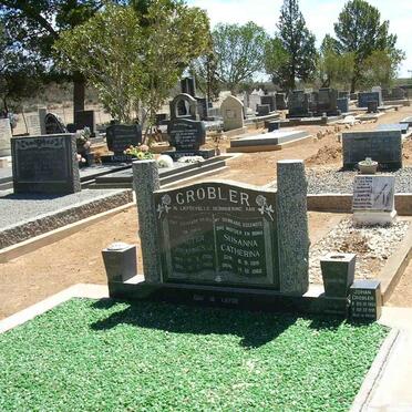 GROBLER Pieter Johannes J. 1908-1988 &amp; Susanna Catherina 1919-1966 :: GROBLER Johan 1953-1995