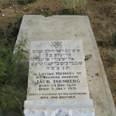 ISENBERG Jack 1876-1931