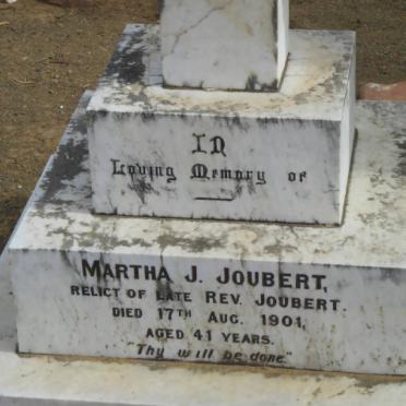 JOUBERT Martha J. -1901 