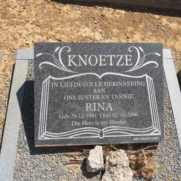 KNOETZE Rina 1941-2006
