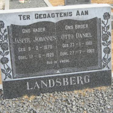 LANDSBERG Jasper Johannes 1870-1929 :: LANDSBERG Otto Daniel 1901-1969