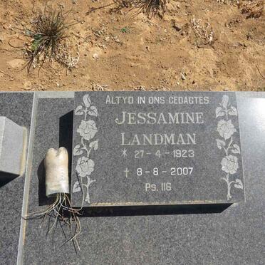LANDMAN Jessamine 1923-2007