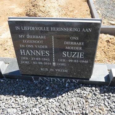 LANDMAN Hannes 1942-2016 & Suzie 1948-