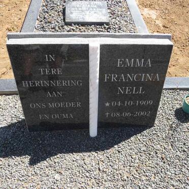 NELL Emma Francina 1909-2002