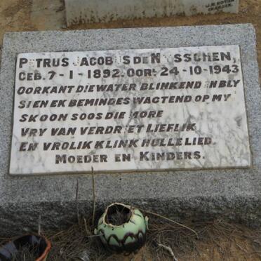 NYSSCHEN Petrus Jacobus, de 1892-1943