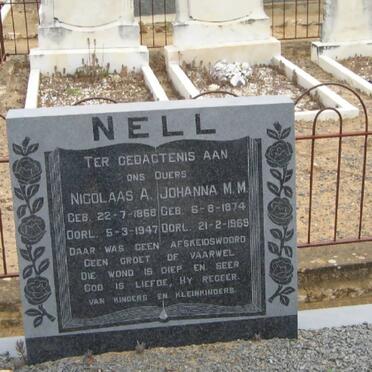 NELL Nicolaas A. 1868-1947 &amp; Johanna M.M. 1874-1969