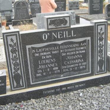 O'NEILL Lourens Johannes 1896-1979 &amp; Johanna Catharina GOUWS 1901-1975
