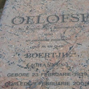 OELOFSE Johannes 1939-2005