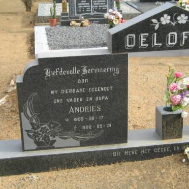 OELOFSE Andries 1900-1982 &amp; Engela G. BARNARD 1914-2004