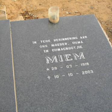 RUDMAN Bennie 1920-1996 &amp; Miem 1918-2003
