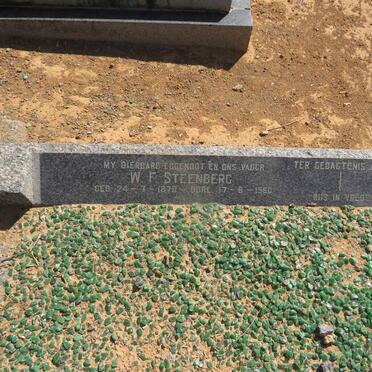 STEENBERG W.F. 187?-1960 & S.J.G. 1880-1976 _1
