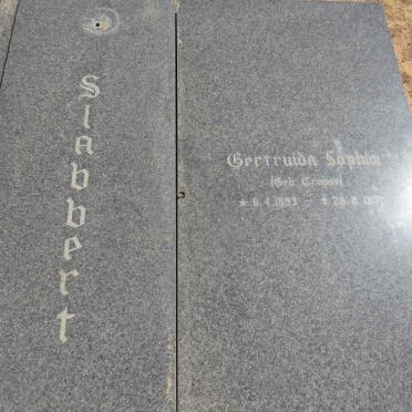 SLABBERT Gideon Johannes 1892-1973 & Gertruida Sophia CROUSE 1893-1977_2