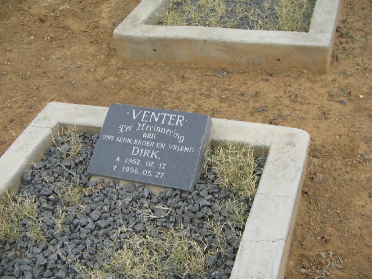 VENTER Dirk 1967-1996