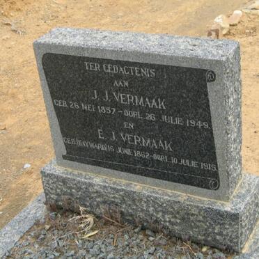 VERMAAK J.J. 1857-1949 &amp; E.J. HAYWARD 1862-1915