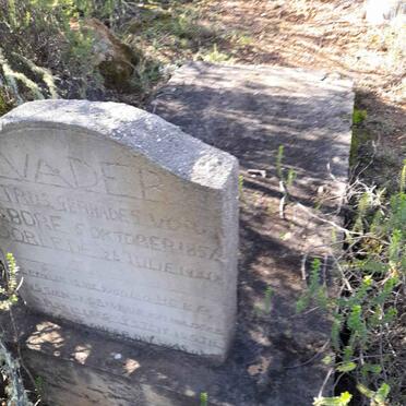 VOSLOO Petrus Gerhardus 1856-1920