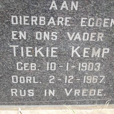 KEMP Tiekie 1903-1967
