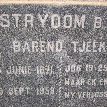 STRYDOM B.W. 1871-1959