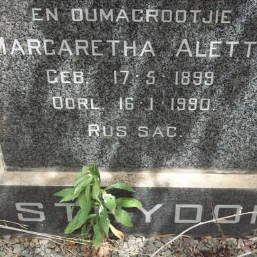 STRYDOM Margaretha Aletta 1899-1990
