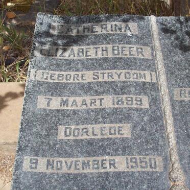 BEER Catherina Elizabeth nee STRYDOM 1899-1950