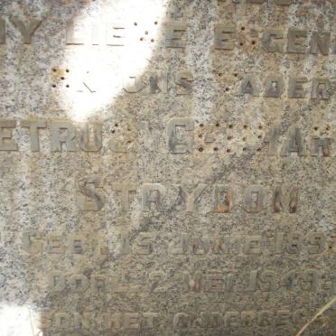 STRYDOM Petrus Gerhardus 189?1949