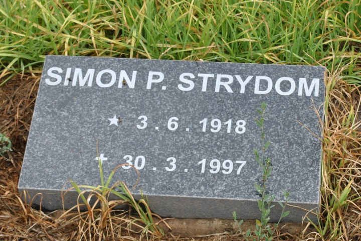 STRYDOM Simon P. 1918-1997