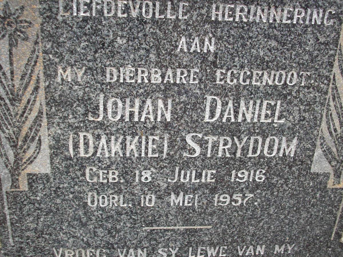 STRYDOM Johan Daniel 1916-1957