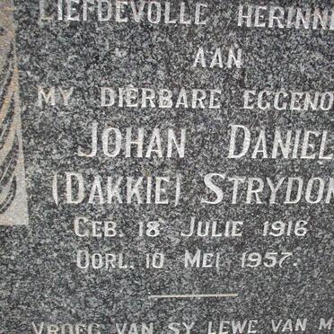 STRYDOM Johan Daniel 1916-1957