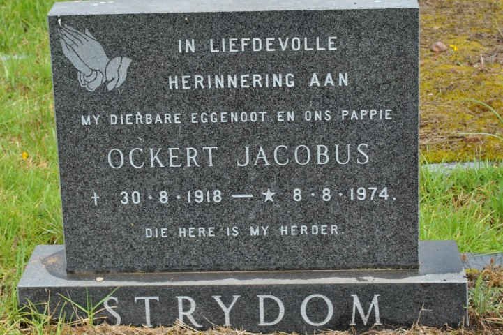 STRYDOM Ockert Jacobus 1918-1974