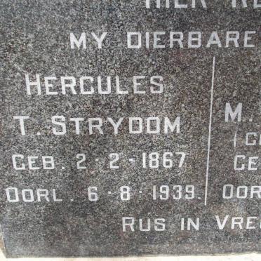 STRYDOM Hercules T. 1867-1939