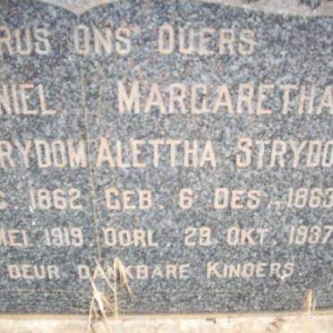 STRYDOM Margaretha Alettha 1863-1937