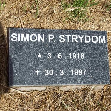 STRYDOM Simon P. 1918-1997