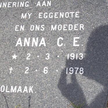 ? Anna C.E. 1913-1978