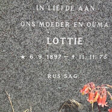 STRYDOM Lottie 1897-1975