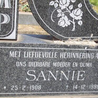 KEMP Sannie 1908-1996