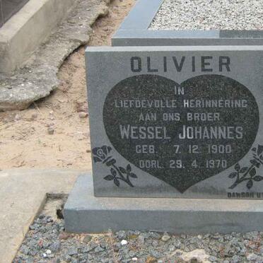 OLIVIER Wessel Johannes 1900-1970