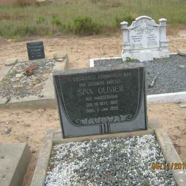 OLIVIER Sina nee WASSERMAN 1860-1955