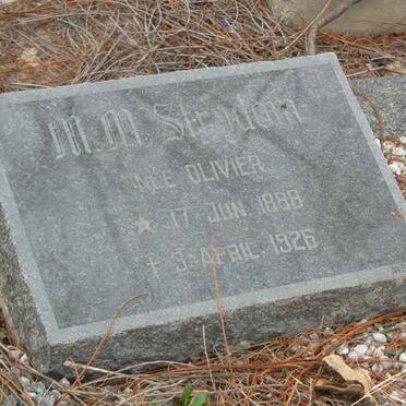 STRYDOM M.M. nee OLIVIER 1888-1926